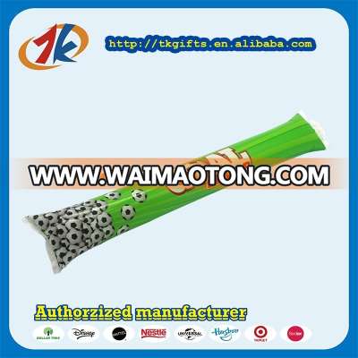 Plastic Inflatable Noise Maker Custom Cheering Sticks