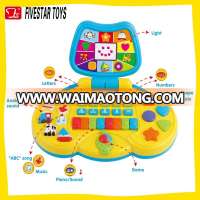 2016 EN71 Battery operated kids educational laptop learning machine baby computer laptop toy