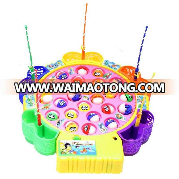 Interesting electric plastic kids game fishing toys